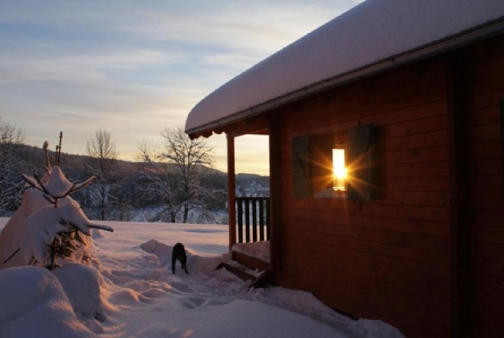Camping-Chalets La Faviere Lac des Rouges Truites Exterior foto